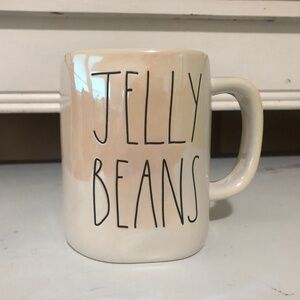 Rae Dunn collectible coffee mug Jelly Beans iridescent NEW